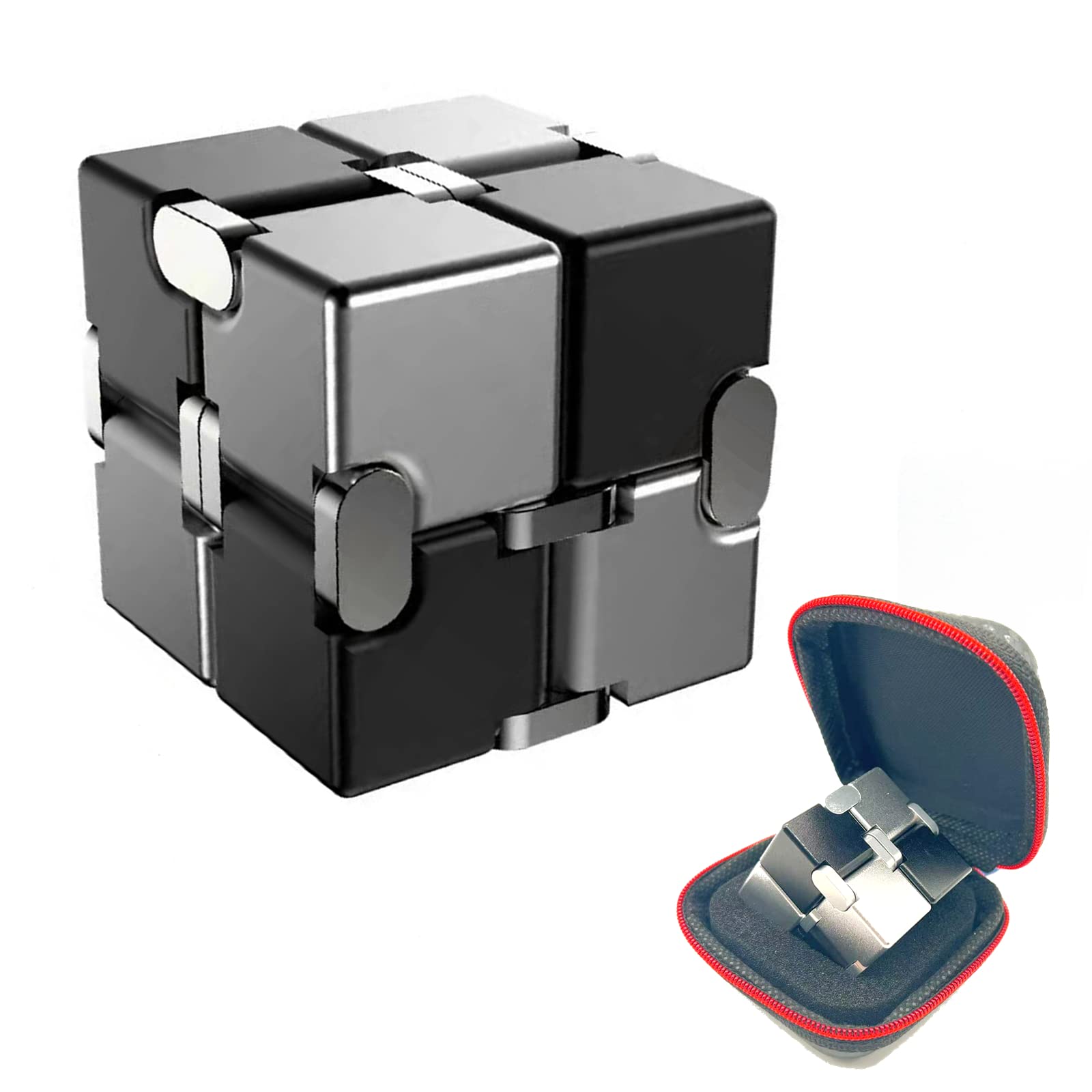 Amazon.com: FUFUYOU Metal Fidget Toys Infinity Cube for Men
